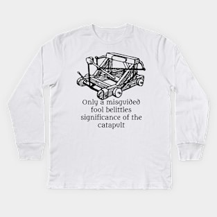 Trusty Catapult Kids Long Sleeve T-Shirt